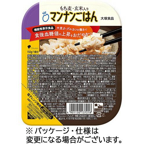 大塚食品　マンナンヒカリ　もち麦玄米マンナンごはん　１５０ｇ　１ケース（２４食） （お取寄せ品）