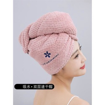 20262024新款洗頭干發帽子女雙層加厚吸水速干包頭發馬年