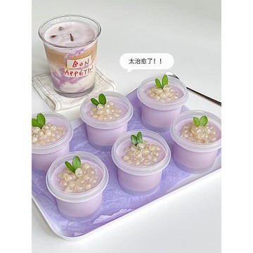 奶凍布丁杯日式焦糖布丁杯食品級加厚一次性雙皮奶杯茶歇甜品杯子