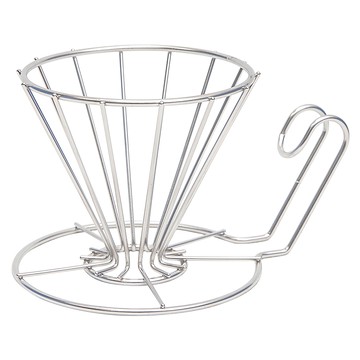 Beatrice 碧翠絲 不鏽鋼咖啡濾杯 304不鏽鋼材質  T-SR-452819 15.5 x 11 x 9cm 2~4杯用  1個