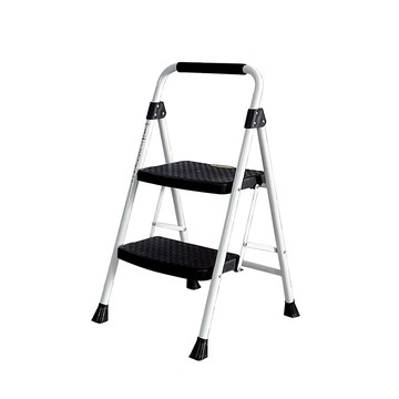 【大船回港】2階 白色止滑鐵製梯-附安全鎖