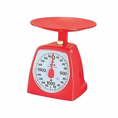 タニタ アナログクッキングスケール １４３９ ２ｋｇ レッド 1439-2kg (61-3444-37)