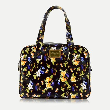 法蘭玫瑰防水拉鍊大方包-澄金