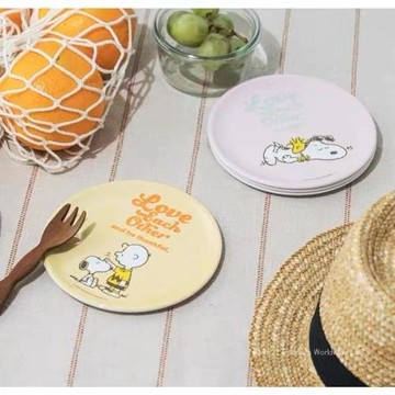 日單 22年 史努比 密胺材質 小點心盤 零食盤68號箱