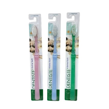 DENTISTE' 牙醫選 早安牙刷 1支入(顏色隨機) 超軟毛尖 軟毛牙刷【新宜安中西藥局】