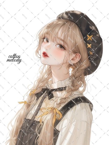 original sticker no.6727 人物貼紙 原創貼紙 人物貼紙 女孩貼紙 原創人物貼紙