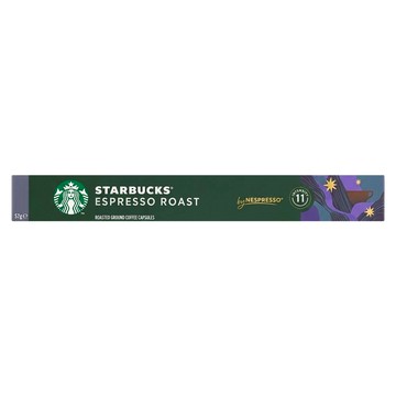 STARBUCKS 星巴克 特濃烘焙膠囊咖啡 Nespresso咖啡機適用  5.7g  10顆  1盒