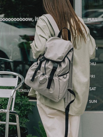 City String Backpack_Sand Gray