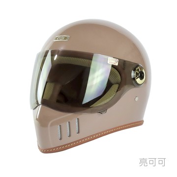 KK 安全帽 K-866C (涼感)鎖鏡山車帽 素色 亮可可 涼感內襯 山車帽 齒排扣 全可拆 全罩