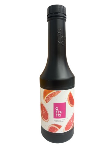 Ofruta (原范特西) 紅葡萄柚果粒漿 果漿 果泥 台灣特色 .2kg/瓶 效期2027.09-【良鎂咖啡精品館】