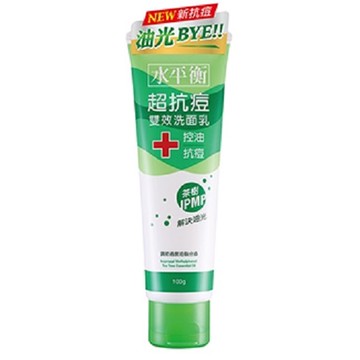水平衡 超抗痘雙效洗面乳-控油抗痘-100g