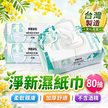 【JDUDS】【現貨快發】台灣製 80抽 10抽 90抽 棠品居 淨新 帶蓋 純水濕紙巾 無香精濕紙巾 濕紙巾隨身包