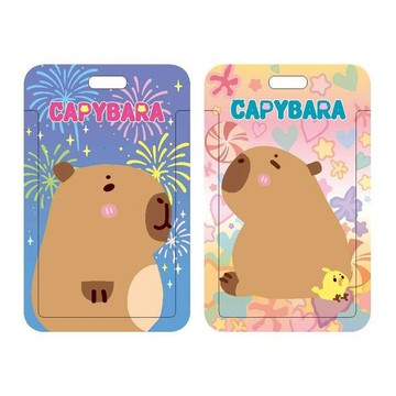 繽紛系列 水豚寶抽取式卡夾(款式隨機出貨)