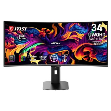 MSI 微星 UWQHD 34型曲面電競螢幕 360Hz/0.03ms  34吋  MPG 341CQR QD-OLED X36