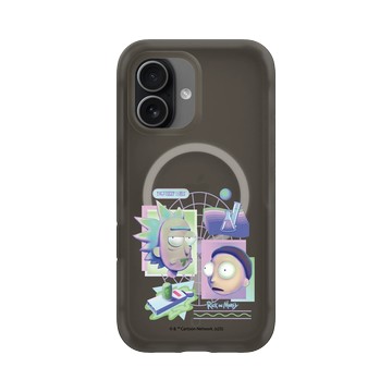 iPhone 17 AirX 本質黑 - 瑞克和莫蒂 Rick and Morty - 3D版