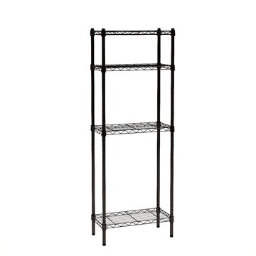 【客尊屋】粗管/小資型 35X60X165Hcm 黑武士四層架