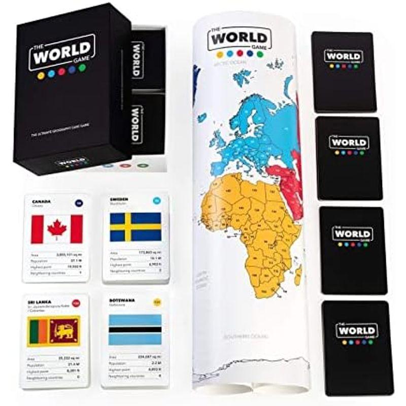The World Game - 地理カードゲーム - 教育ボードゲーム 子供、家族