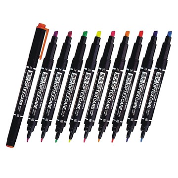 ZEBRA 斑馬 WKCR1 OPTEX 雙頭螢光筆/螢光記號筆