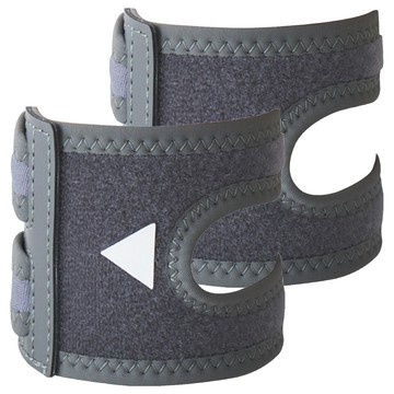 Gripit TFCC專業薄100%韓國產日常雙線護腕  Free(25 x 5.5cm)  2個  灰色