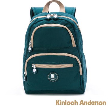 【Kinloch Anderson】迷霧森林 休閒機能後背包-藍綠