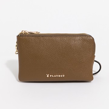 PLAYBOY - 萬用包附手挽帶  Vibe系列 - 咖色