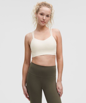 Like a Cloud Ribbed Longline Bra Light Support, B/C Cup Size 10