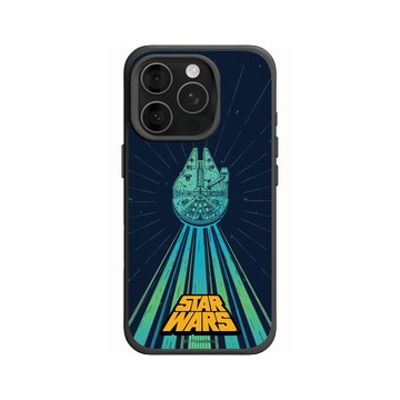 iPhone 16 Pro SolidX 黑 - 迪士尼-星際大戰 Star Wars - 千年鷹號-發光原力