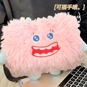 暖手抱枕毯子二合一可插手睡覺女生玩偶毛絨玩具娃娃公仔生日禮物