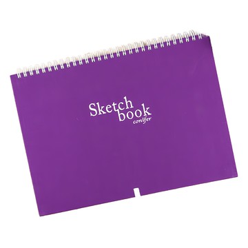 conifer 綠的事務 8K 布面繪圖本 紫色 24盎司封面 活頁線圈 剪貼本  1本