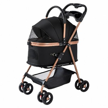 3baby 三個寶 多功能大空間寵物推車  炭黑色  1個