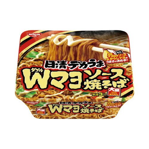 日清食品 日清デカうま　Ｗマヨソース焼そば　１５３ｇ