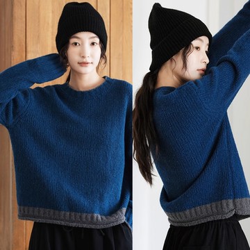 設計所在 獨家高端限量系列 445G厚織UPW澳毛圈紗羊毛毛衣