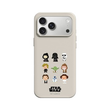 iPhone 17 Pro Max SolidX 貝殼灰 - 迪士尼-星際大戰 Star Wars - 星際大戰 – Q版角色混合
