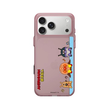 iPhone 17 Pro Max Clear (相機按鈕) 晶醺玫 - Anpanman麵包超人 - 可愛注視中！