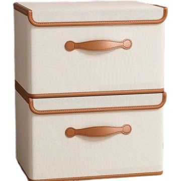 迪索倫收納箱加厚特厚儲物箱可摺疊車載收納箱裝衣服帶把手衣物整理箱子