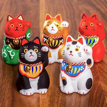 日本原裝進口 作舍民芸招財貓小號 可愛擺件陶瓷創意禮物家居裝飾