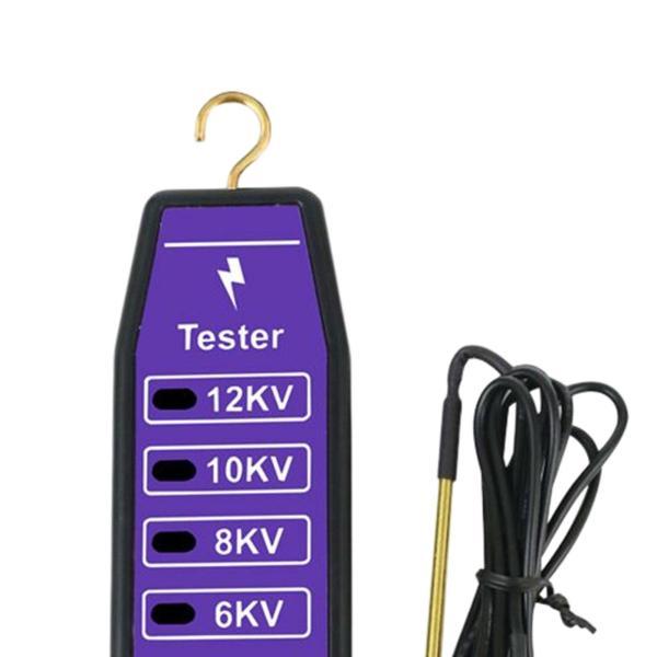 電柵テスター 広い電圧測定範囲 フックワイヤーに便利