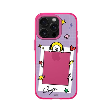 iPhone 16 Pro Clear 粉漾桃 - BT21 - CHIMMY Stay With You
