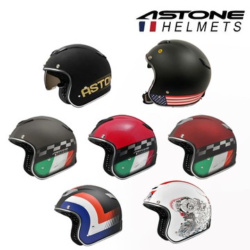 【ASTONE】SPORSTER K49 (平光黑/金) 復古帽 3/4安全帽