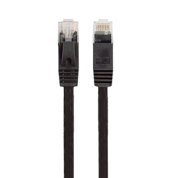 i-gota 愛購它 Cat.7 超薄型高速網路線 1.35mm纖薄線身  黑色  1條  1m