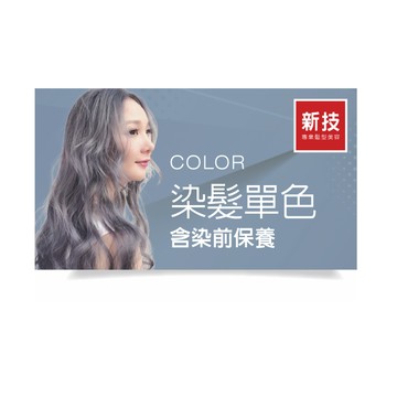 【新技專業髮型美容】【染髮】單色(含染前保養)