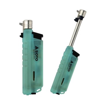 夜光伸縮防風點火器 ST-487LUBLEXP (夜光藍) 填充式打火機 夜光伸縮防風點火器 ST-487LUBLEXP (夜光藍) 填充式打火機