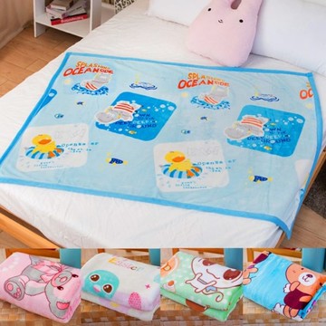BELLE VIE 雙層加厚 包邊雪貂絨童毯/冷房專用 (100x135cm) 多款任選