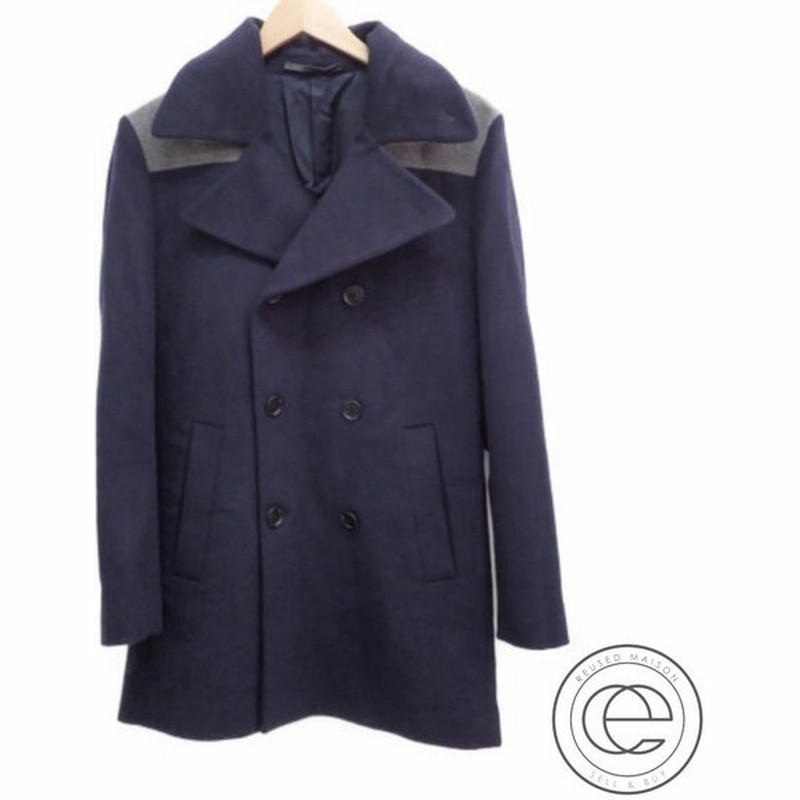 Paulsmith ポールスミス バイカラー メルトンpコート M メンズ 通販 Lineポイント最大0 5 Get Lineショッピング