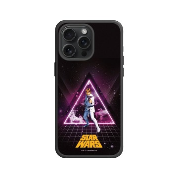 iPhone 15 Pro Max SolidX 黑 - 迪士尼-星際大戰 Star Wars - 天行者路克-復古系列