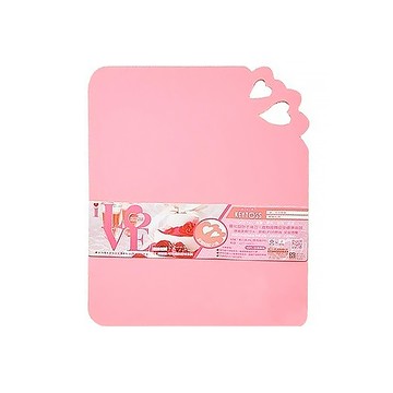 KEYTOSS 詰朵斯 輕鬆放 可彎曲防滑切菜板 LOVE  輕薄立體壓紋  380*280*0.8mm  款式隨機  1個