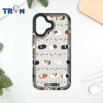TRON IPhone 16 走來走去天竺鼠不同方向 防摔太空載具殼 透黑 軟硬 手機殼