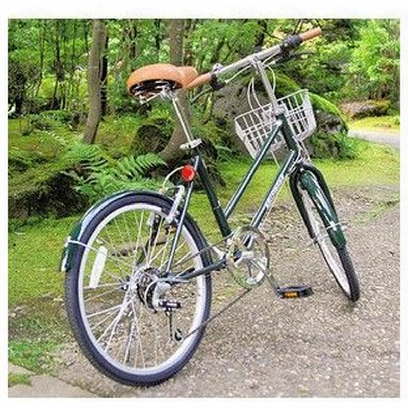 マイパラス 自転車/S-サイクル 20インチ 6段変速 M-702 ダークオリーブ 