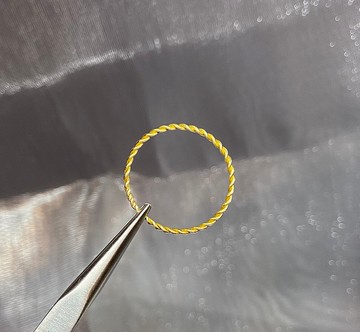 黃銅麻花戒指