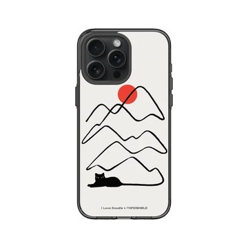 iPhone 15 Pro Max JellyTint 酷墨灰 - ilovedoodle (Lim Heng Swee) - Cat Landscape - Tail 貓咪尾巴